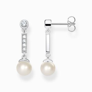 Thomas Sabo Örhänge Pärla hängande med Cz