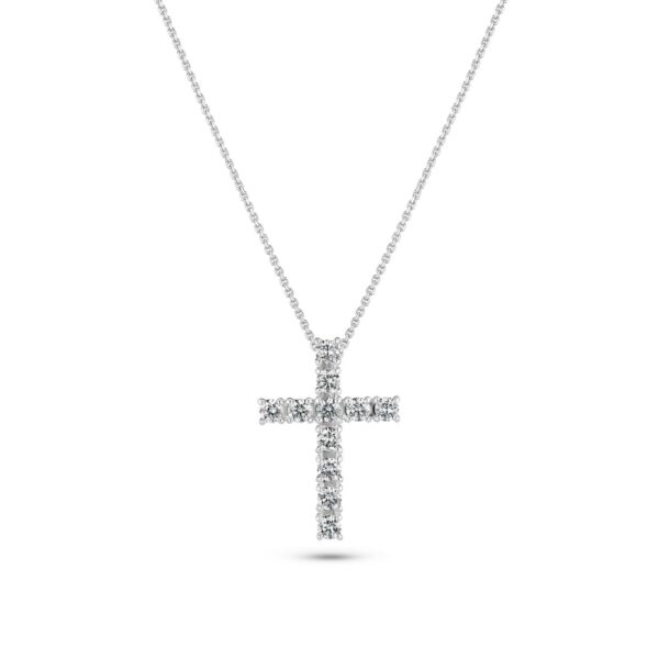 Sif Jakobs Halsband - Alba Croce - med lab-grown diamanter - Bild 2