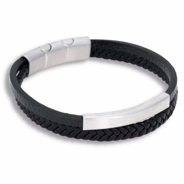 By Billgren - LEEROY Läderarmband  Brunt eller Svart - Bild 2