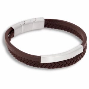 By Billgren - LEEROY Läderarmband  Brunt eller Svart
