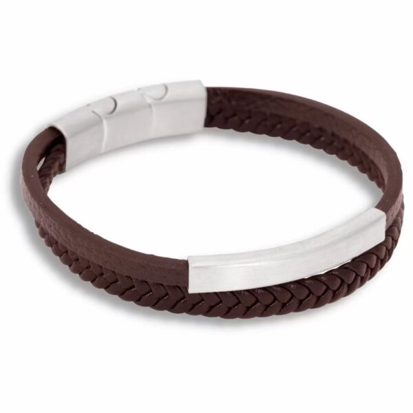 By Billgren - LEEROY Läderarmband  Brunt eller Svart