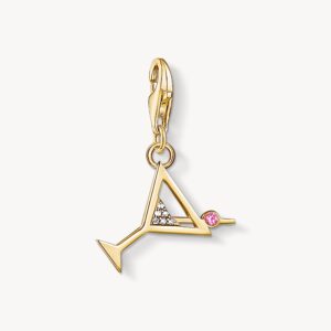 Thomas Sabo Charms berlock:  Cocktailglas, Guld förgyllt
