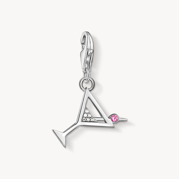 Thomas Sabo Charms berlock:  Cocktailglas, silver