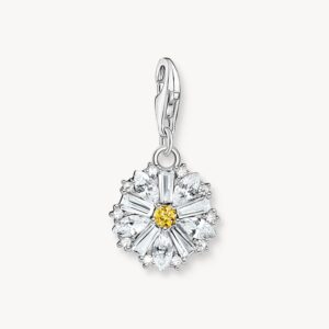 Thomas Sabo Charms berlock: Lovely Daisy med silverstenar