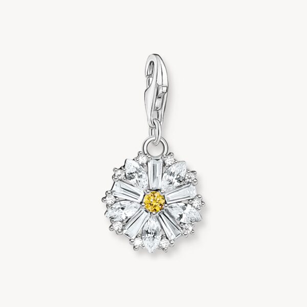 Thomas Sabo Charms berlock: Lovely Daisy med silverstenar
