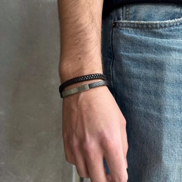 By Billgren - LEEROY Läderarmband  Brunt eller Svart - Bild 3