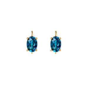 Ole Lynggaard Boho Extra Hänge/ 1 par till örhängen. London Blue topas