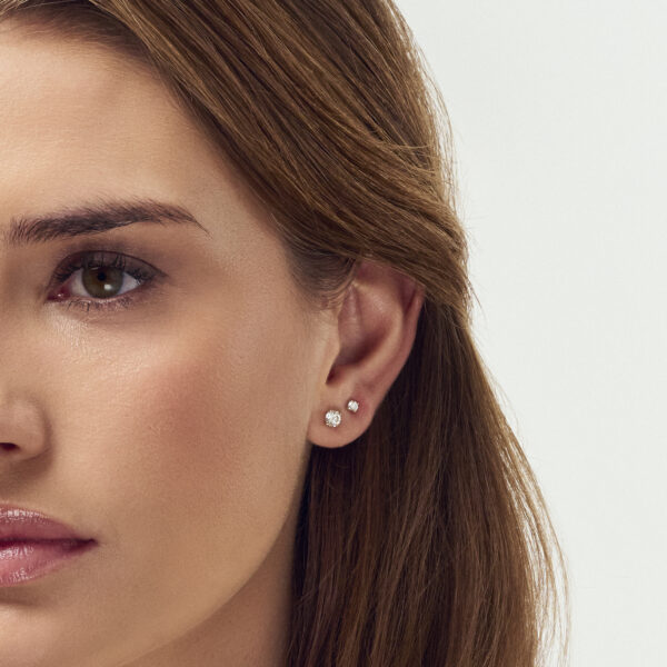 Sif Jakobs Örhänge - Solitaire Venice- med lab-grown diamanter 1,0 ct totalt. Guld eller Vitguld - Bild 3