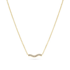 Sif Jakobs Halsband - Ellera Waves Pianura- 18 kt. guldpläterad. Nyhet!
