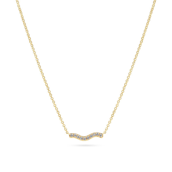 Sif Jakobs Halsband - Ellera Waves Pianura- 18 kt. guldpläterad. Nyhet!