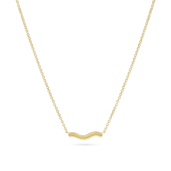 Sif Jakobs Halsband - Ellera Waves Pianura- 18 kt. guldpläterad. Nyhet!