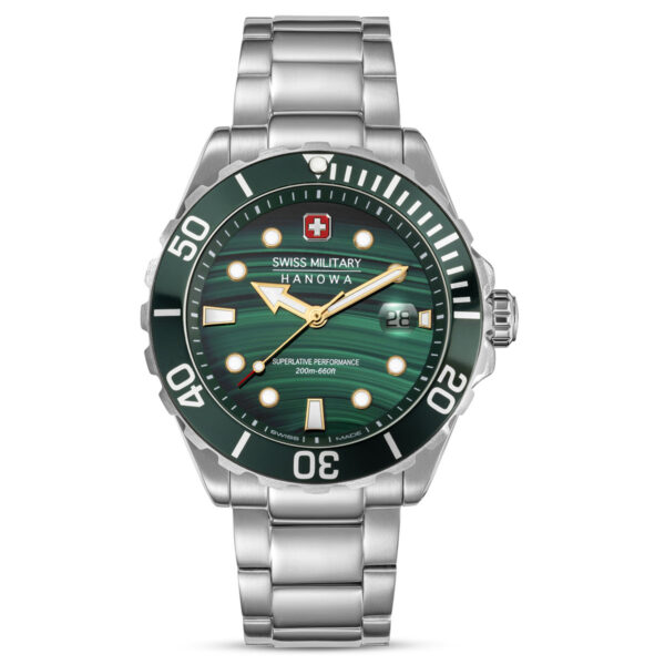 Swiss Military Hanowa Offshore Diver Green. Limiterad 444 st. 1 exemplar