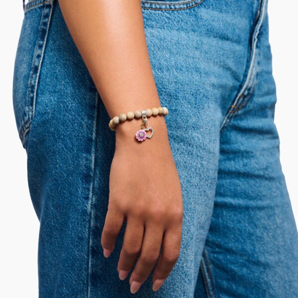 Thomas Sabo Charms berlock: Blomma Violett guldpläterad - Bild 2