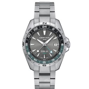 Certina DS-X GMT med Länk.  41 mm - 200 m. Nyhet!